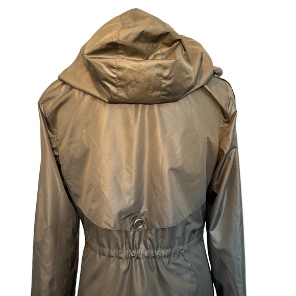 Morphine Generation olive green long windbreaker hooded jacket - Picture 6 of 13